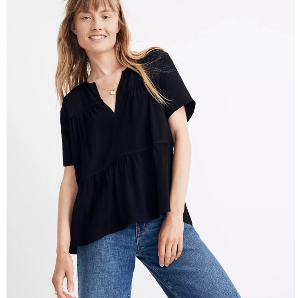 Madewell Seamed Popover Top🤩😍